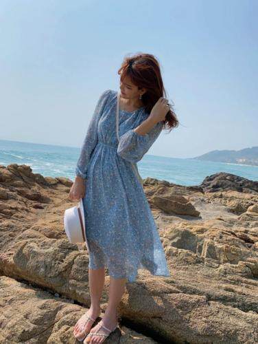 【现货】夏季韩版碎花连衣裙，女装连衣裙，郭郭家