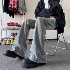 牛仔裤男韩版潮流直筒裤子高街帅2024春季新款ins长裤RK1523-P41，男装牛仔裤，星座412-3