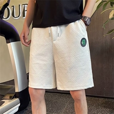 夏季男士短裤五分裤裤子宽松直筒休闲花色字母运动学生卫裤D073，男装牛仔裤，星座1116A-2（原606A-1）