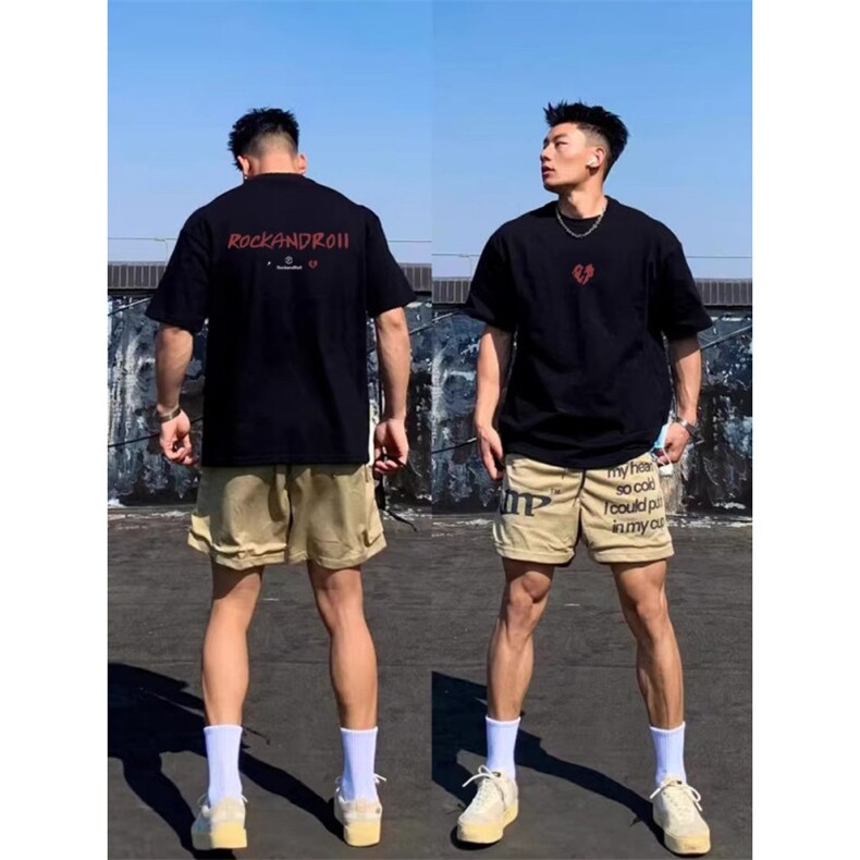 1506/QT1600/P32新款美式纯棉短袖T恤宽松休闲百搭打底T恤男女,男装T恤,星座1506