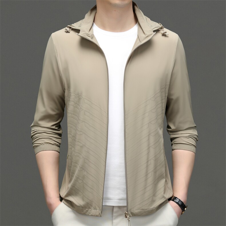CSFA88125钱塘2020-3高品质夏季新款男士时尚连帽防晒外套P105,男装防晒衣,钱塘207-3