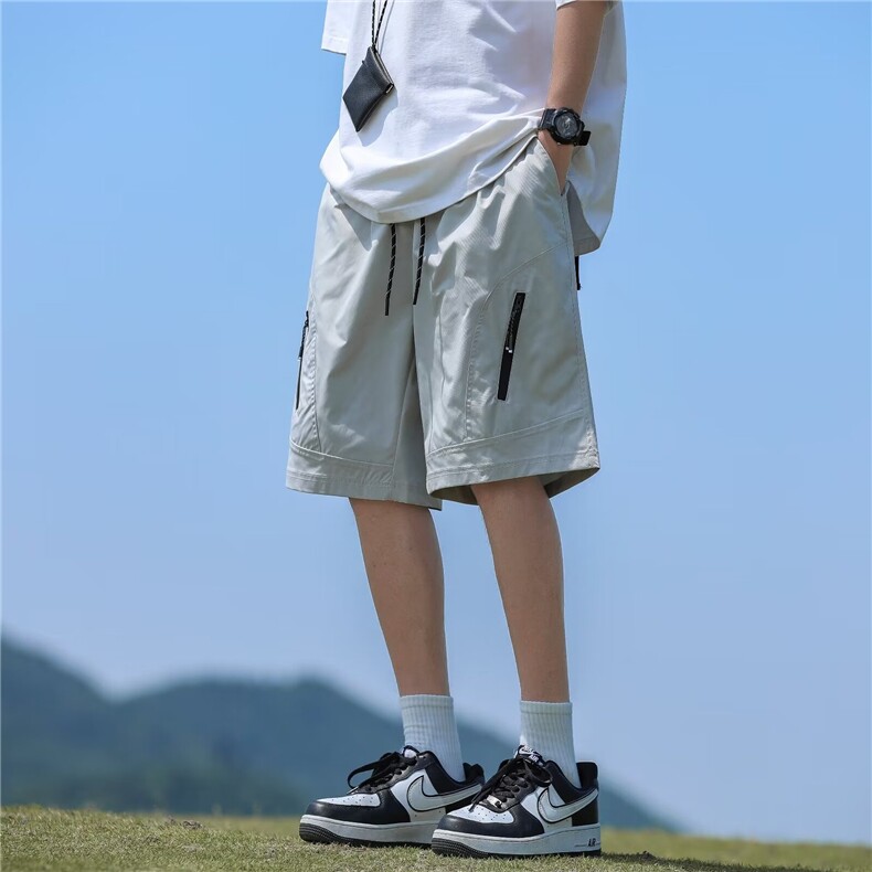 美式机能工装短裤男女夏季薄款户外速干冲锋五分裤RH16P32,男装牛仔裤,星座1116-2