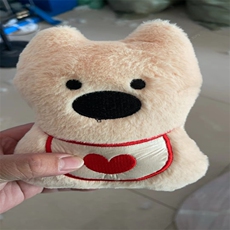 盈盈毛绒玩具 爱心西高地十个起批