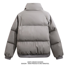 ！2025冬季新款男士立领皮棉衣情侣刺绣棉服外套MY801特P95，男装棉衣，电商B220