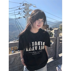 万针全刺绣工艺抖音得物高品质260克重磅纯棉双纱美式高街短袖T恤，男装T恤，电商A486