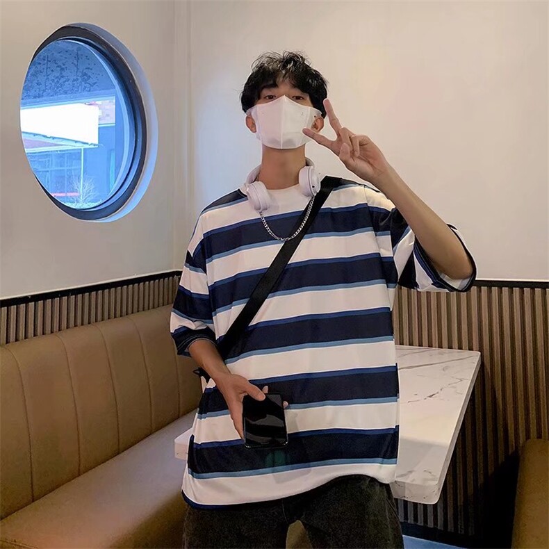 男圆领T恤宽松短袖T86P25,男装T恤,星座1116-2