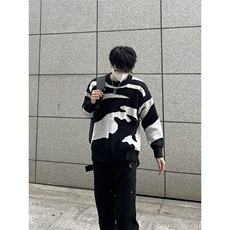 自家图，cleanfit毛衣男宽松慵懒风高级感针织衫MY06-P65，男装针织衫/毛衣，星座1007（原301D）