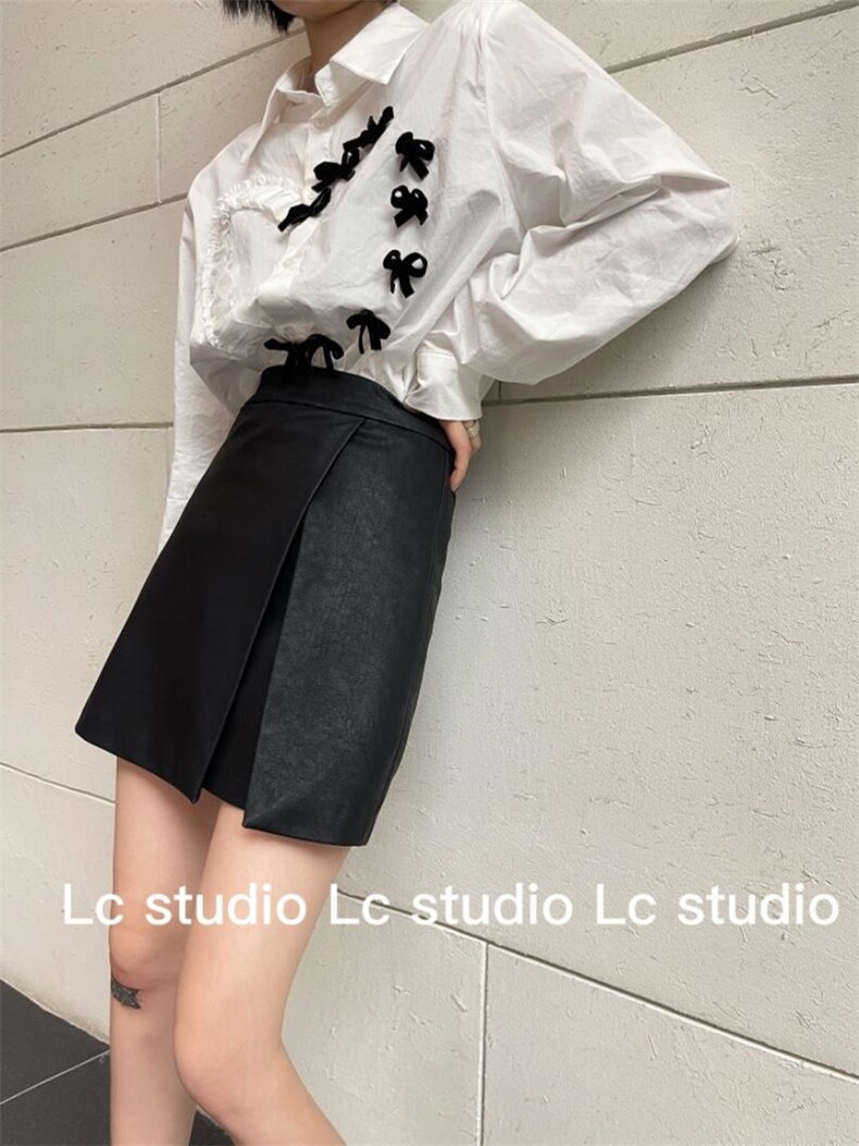 现货秋季A版皮裙两色，其它，LC裤子