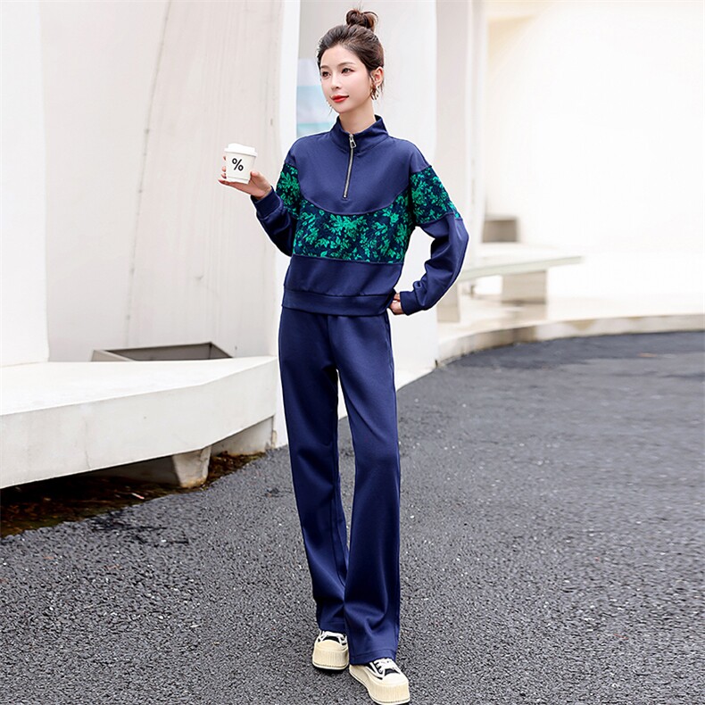高级感休闲运动套装女春秋季2025新款时尚减龄大码卫衣一整套穿搭,女装套装/套裙,星期衣