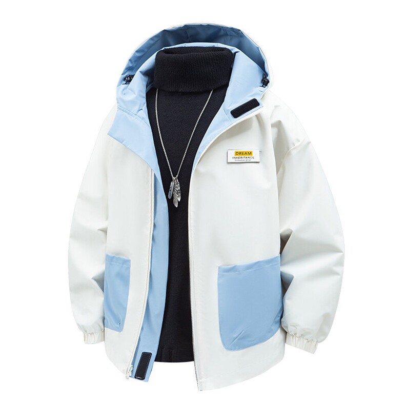 秋季户外夹克男双面穿冲锋衣外套DSA157B-JK7902-P70图片
