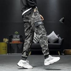 男春秋束脚迷彩裤弹力工装裤5032-1_388(M-4XLP505XL-9XLP60)，男装休闲裤，星座1516-1