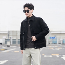 新标90绒羽绒服男冬季2025新款皮夹克外套A313-8878-P245，男装夹克，电商A313
