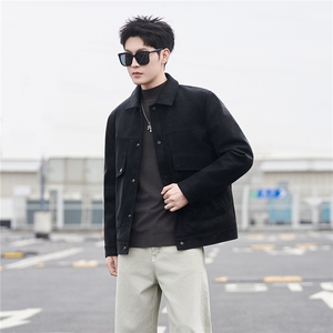 新标90绒羽绒服男冬季2025新款皮夹克外套 A313-8878-P245图片