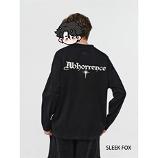 1506/QCX020/P30美式高街潮牌简约星星标语刺绣长袖t恤男女同款，男装T恤，星座1506