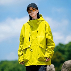 现货5W件冬季三防美式boxy解构连帽雪山冲锋衣棉衣男女棉服厚外套，男装夹克，电商A443