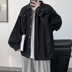 牛仔夹克男大码牛仔外套男茄克NJ77416-P60，男装夹克，电商A040