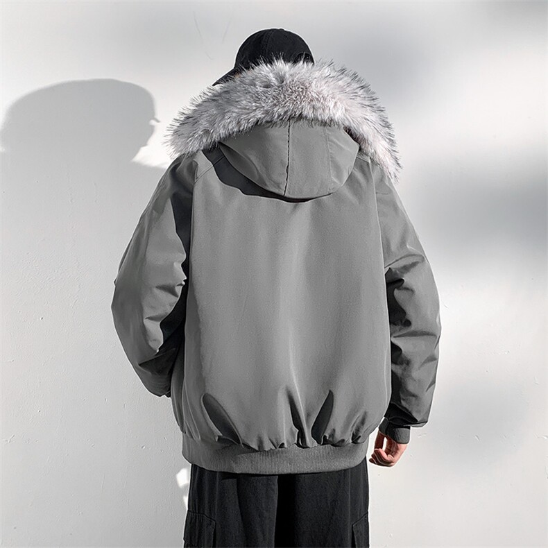 美式毛领派克棉服男冬季加厚工装棉衣情侣外套M060-P110迷彩P115,男装棉衣,星座308B-2