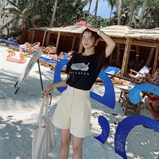 套装时尚休闲百搭简约印花宽松2021年夏季新款气质，女装套装/套裙，辉之琳