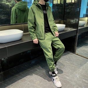 2021春秋工装套装男潮宽松夹克外套DS585T图片