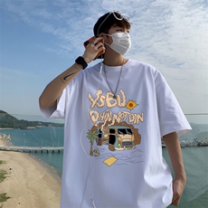 ！数据超好！夏季男士印花短袖T恤半袖QT707-T223-P25，男装T恤，星座617B