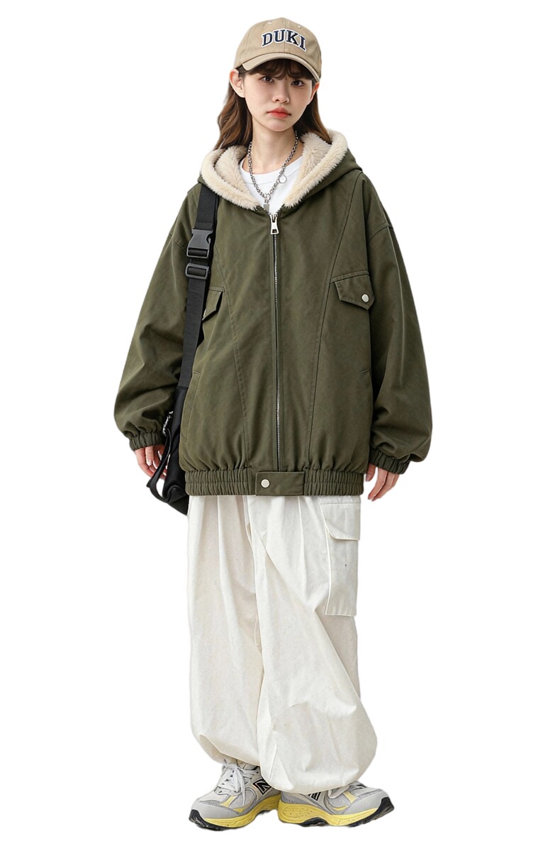 25冬美式中性情侣连帽座山雕内里全毛加厚保暖外套705-M75-P118,男装棉衣,星座705-1