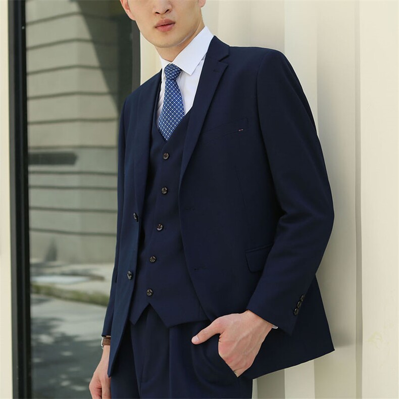 XL-9XL四面弹力西服套装二件套加肥加大码商务休闲西装192款,男装西服套装,星座802
