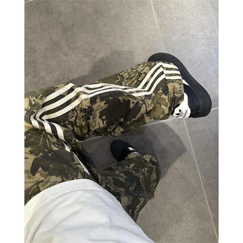 【网图】三条杠迷彩工装裤男美式复古裤子高街直筒CCBN13-特P50，男装工装外套，星座1007（原301D）