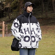 新款冬季棉衣潮牌字母羽绒棉服情侣加厚棉袄外套A436-5971-P115，男装棉衣，电商A436