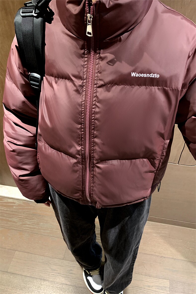 冬装安德拉红中性短款面包服棉衣男女情侣冬季棉服外套S279-P108,男装棉衣,电商A233-1