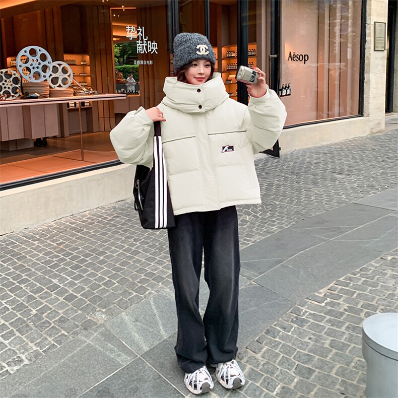 现货新标90白鸭绒短款加厚羽绒服保暖小个子2C220-P395K529,女装羽绒服,2C220