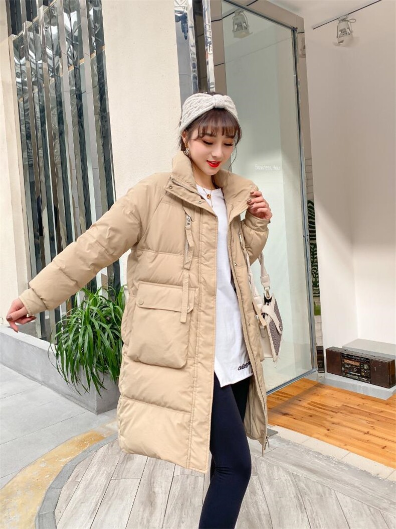 冬款羽绒服中长款，女装羽绒服，艾慕缇(1F)