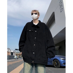 美式vibe牛仔夹克男式秋冬ins潮牌工装外套港风复古上衣 WN155图片