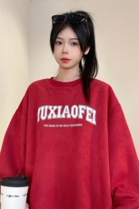 抖音供货、重磅显瘦卫衣秋圆领宽松D223A-DY-LPWY116-特p40，男装卫衣，电商019-1