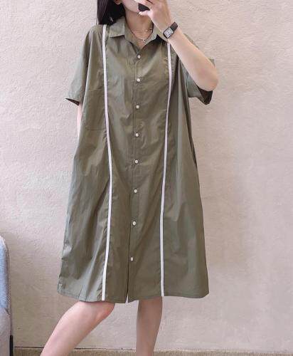 撞色连衣裙，女装连衣裙，江南俏之羽