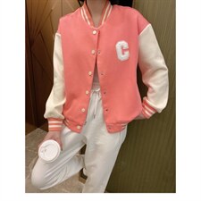 C标卫衣棒球服，女装卫衣/绒衫，美惠百合