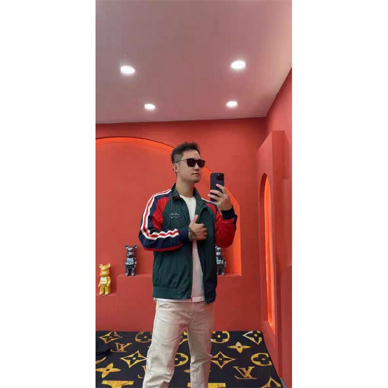 (网络图慎用有大货)秋季立领拼色夹克潮牌外套313B-JK173-P100,男装夹克,星座313B