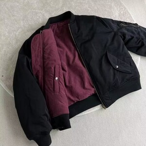 2026年秋冬季宽松棉衣棉袄棒球棉服帅气ma1飞行员夹克加厚外套男图片