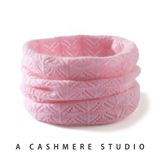 冬季时尚百搭通勤简约休闲镂空脖套，围巾，思琳羊绒