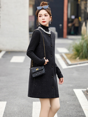 小香风连衣裙套装女春季2025新款爆款富家千金名媛背心裙两件套，女装套装/套裙，冬木谷雨