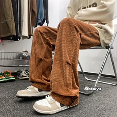 XZ616秋冬季宽松百搭灯芯绒玉米粒抽绳休闲裤TY954P45控58，男装休闲裤，星座512A（原616）