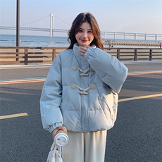 面包服90绒羽绒服短款小个子牛角扣外套女2025冬款,女装羽绒服,宁宁家,浙宝-网红风 面包服90绒羽绒服短款小个子牛角扣外套女2025冬款,女装羽绒服,宁宁家,浙宝-网红风