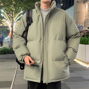 冬款新款港风立领棉服外套男士青少年保暖抽绳棉袄M2911特P45控68图片