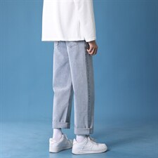 秋冬季新款蒙马特牛仔裤宽松休闲男女长裤 X715 K002-P50控78图片