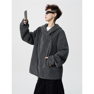 JK2567特p90控168 98聚酯2氨纶计外套男流拉链皮夹克男图片