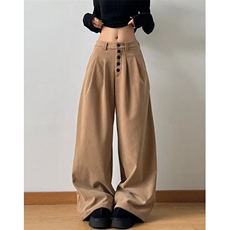 设计感休闲裤女冬季新款宽松cleanfit垂高级感阔腿裤K63，男装休闲裤，星座1116A（原606A-3）
