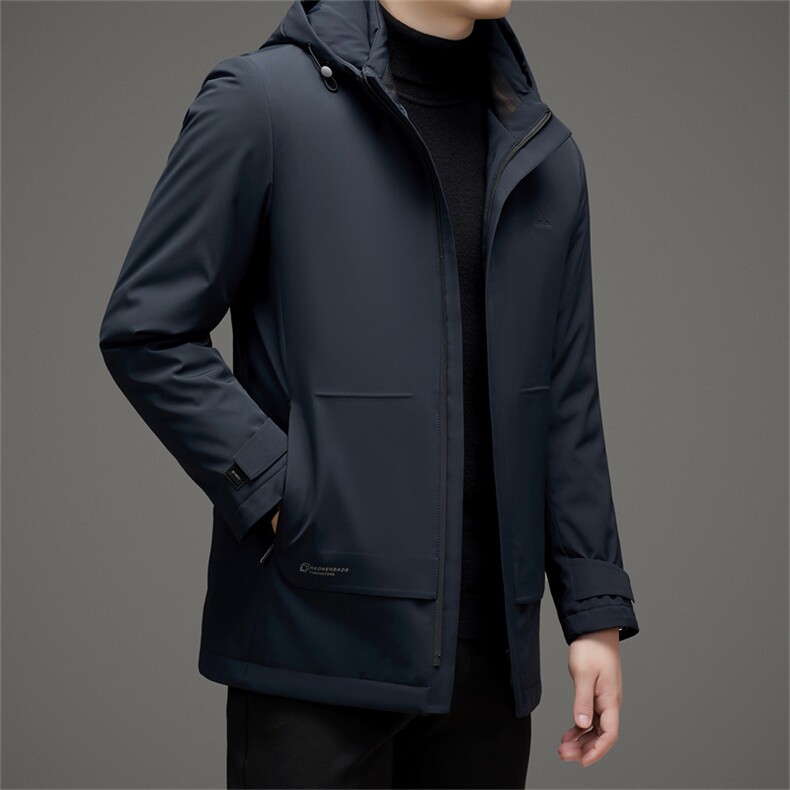BZS8240钱塘2020-2时尚休闲简约百搭冬季厚款中年男士羽绒服P290,男装羽绒服,钱塘207-2