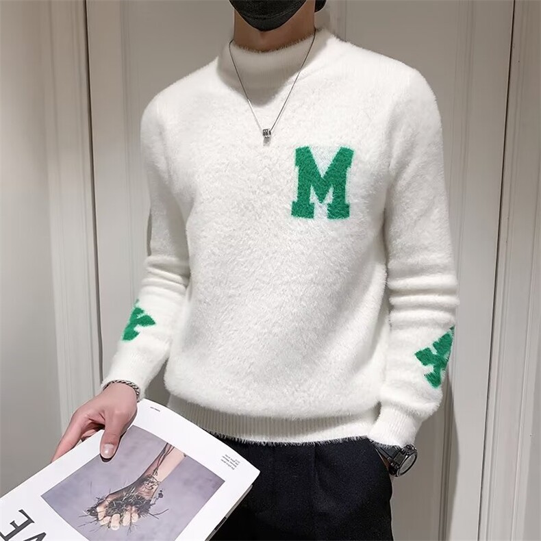 半高领毛衣男潮牌韩版痞帅线衣秋季休闲内搭打底针织衫S579/P64,男装针织衫/毛衣,星座506