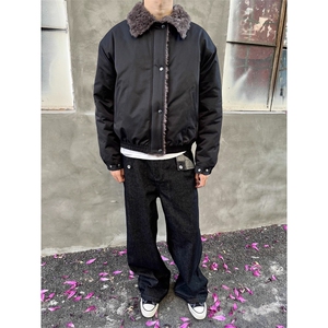 现货WT124-特P93 恒温暖绒毛领天丝棉棉服棉衣图片