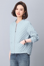 减龄polo外套女春款宽松短款小个子休闲开衫上衣Y15439，女装短外套，雪樱依海