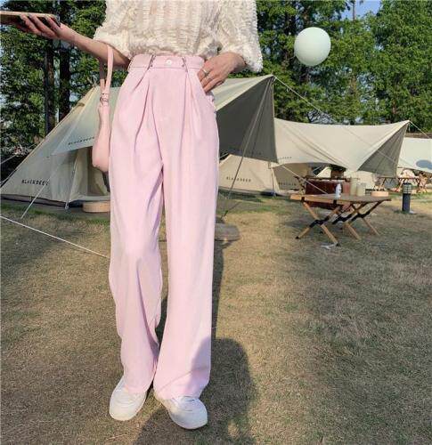 【现货】夏季新品阔腿西装裤，女装休闲裤，F/TU